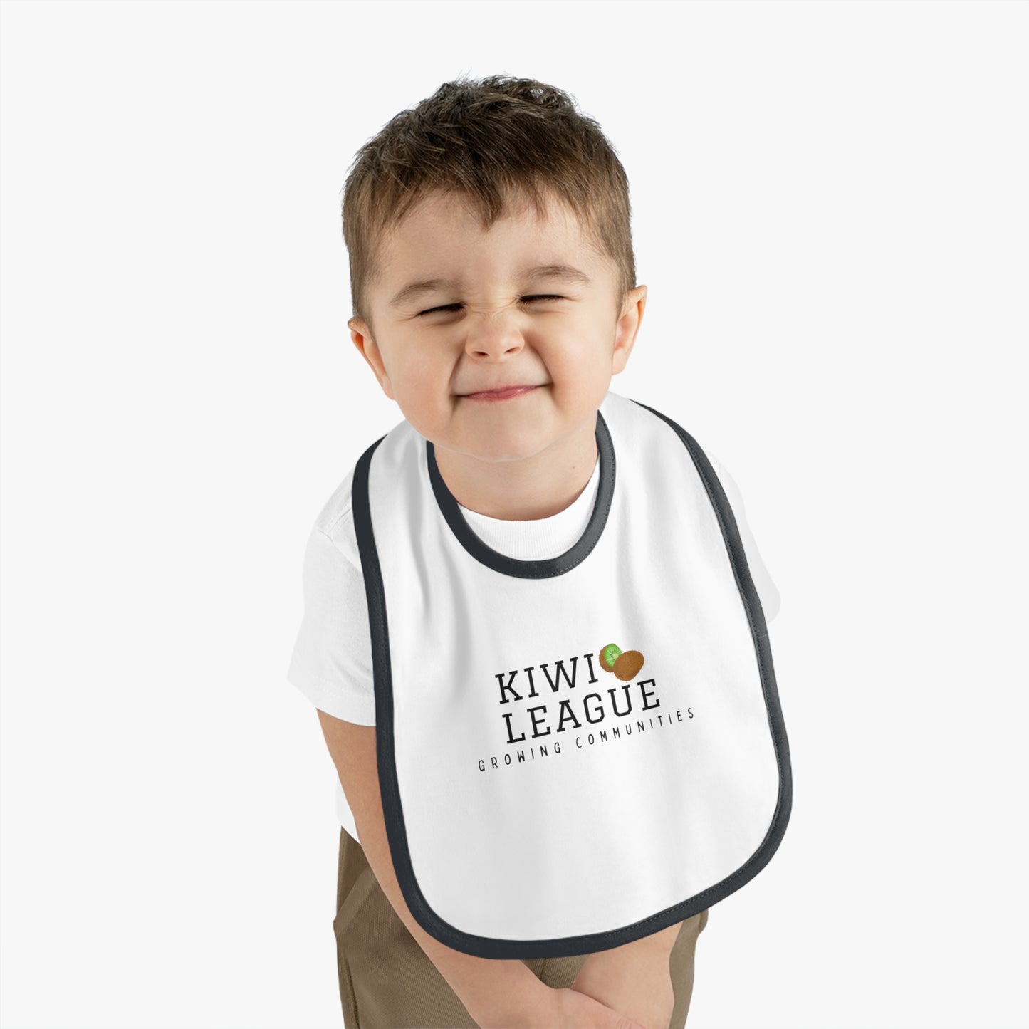 Kiwi League Baby Contrast Trim Jersey Bib