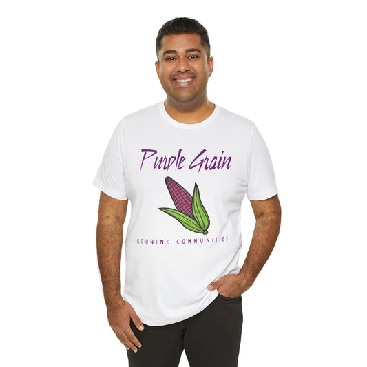 Purple Grain Unisex Jersey Short Sleeve Tee