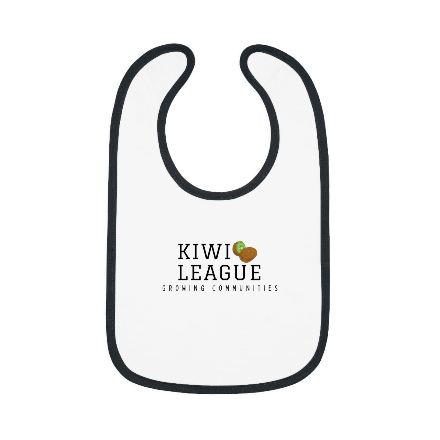 Kiwi League Baby Contrast Trim Jersey Bib