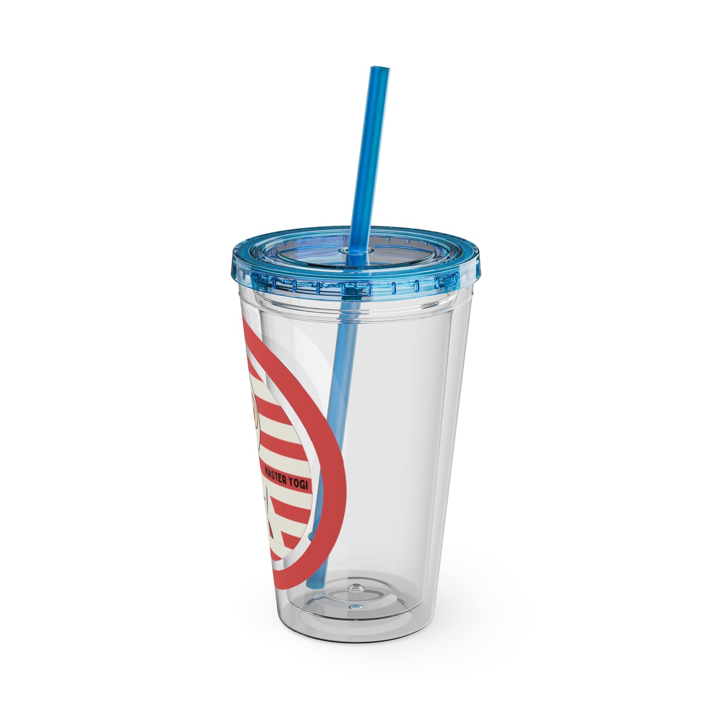 Master Yogi Sunsplash Tumbler with Straw, 16oz