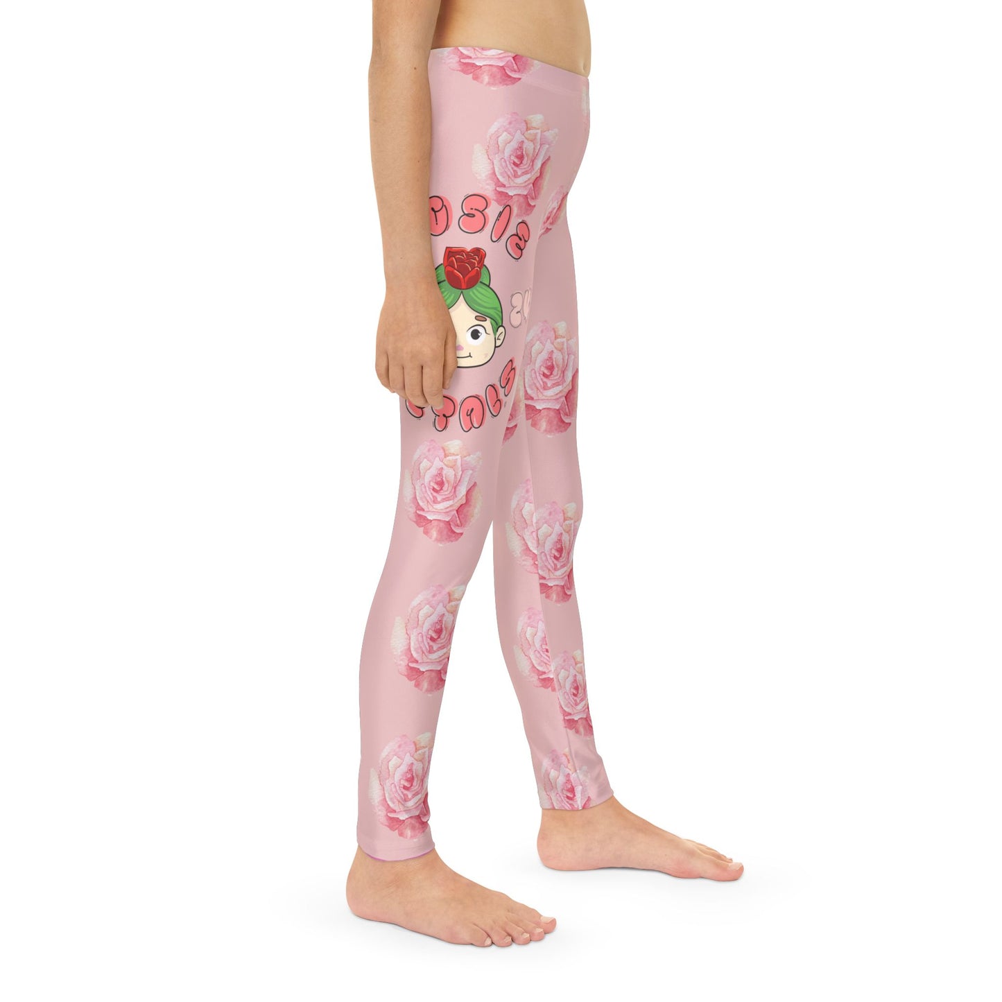 Rosie Petals Rosie Youth Full-Length Leggings (AOP)