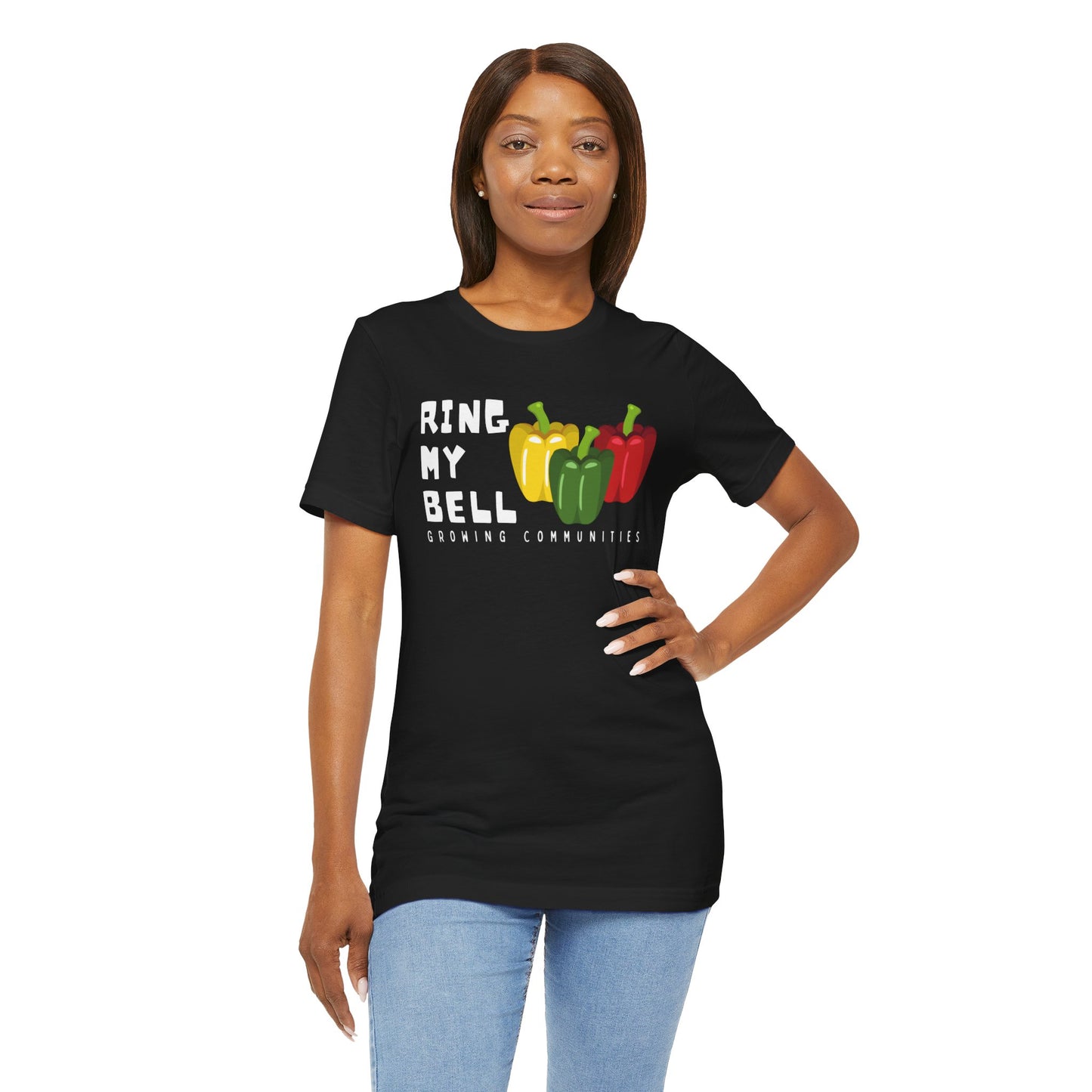 Ring my Bell Peppers Unisex Jersey Short Sleeve Tee