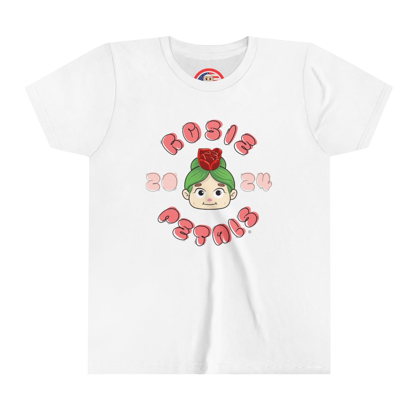 Rosie Petals Youth Short Sleeve Tee