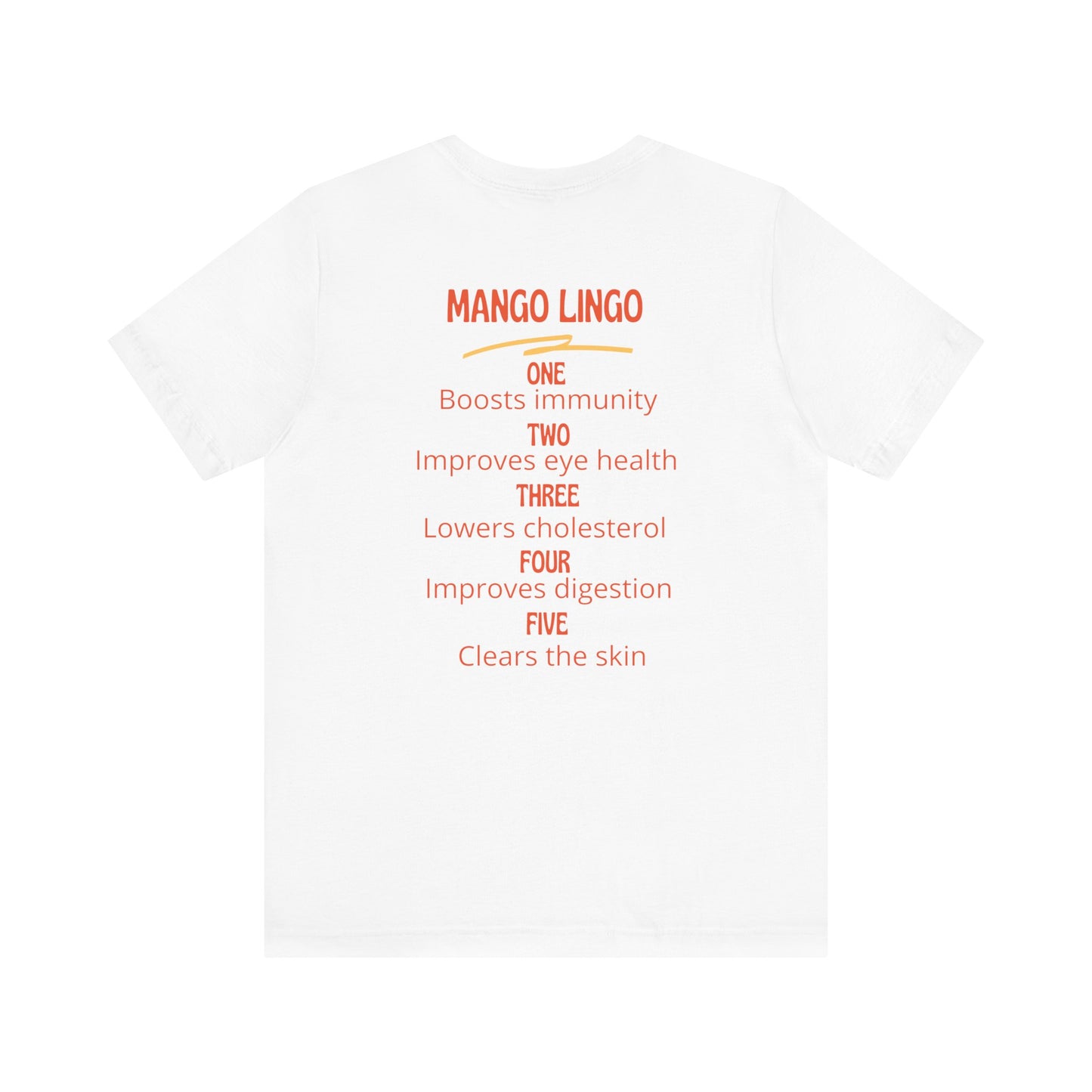 Mango Lingo Unisex Jersey Short Sleeve Tee