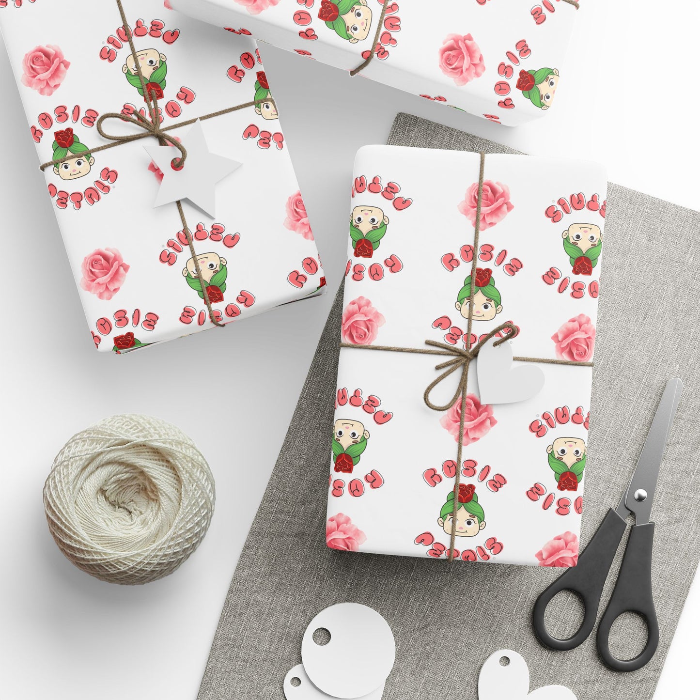 Rosie Petals Wrapping Papers