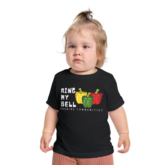 Ring my Bell Peppers Baby Short Sleeve T-Shirt