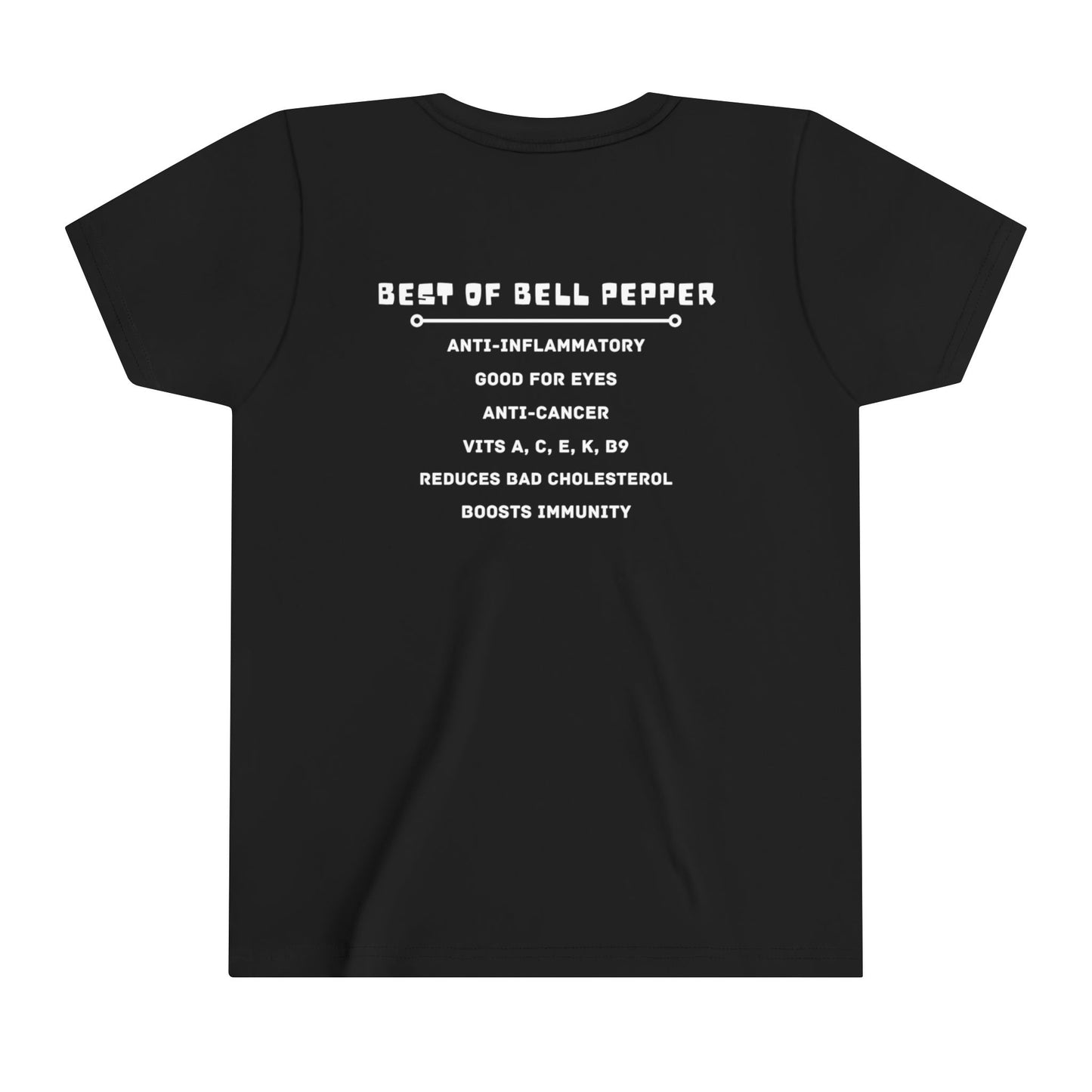 Youth Tee 'Ring My Bell' Bell Pepper Nutritional Facts Shirt