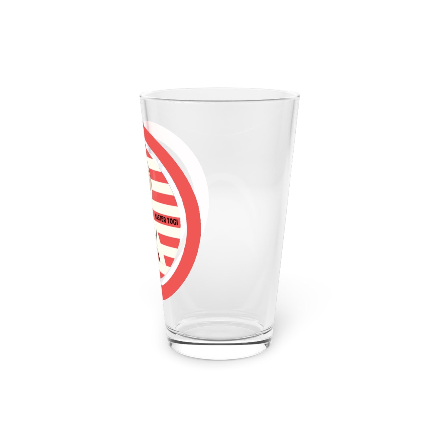 Master Yogi Pint Glass, 16oz