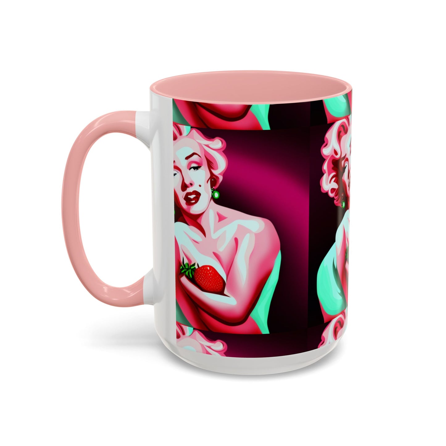 Marilyn eats Accent Coffee Mug (11, 15oz)