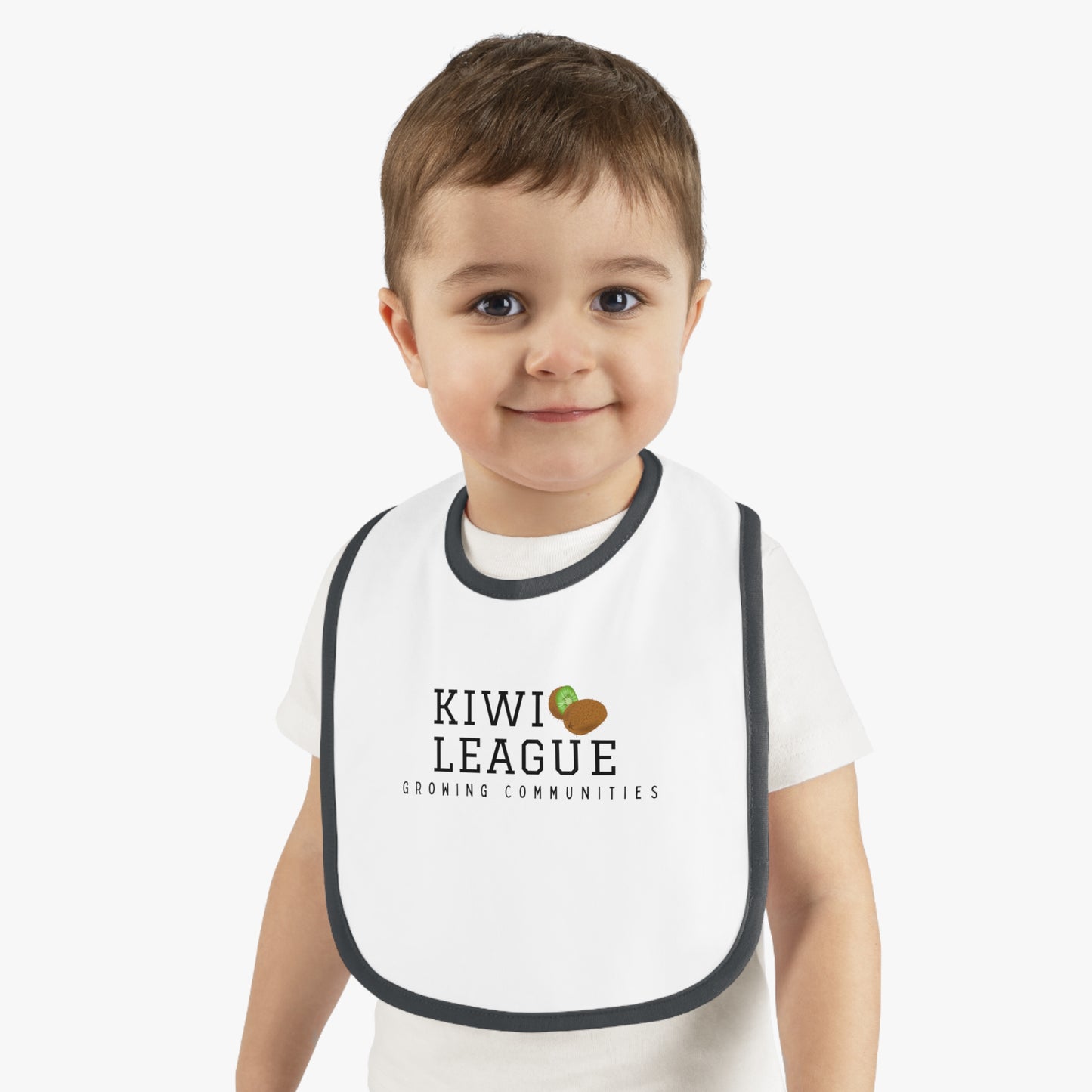 Kiwi League Baby Contrast Trim Jersey Bib