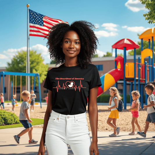 Children are the heartbeat of America Unisex Jersey Short Sleeve Tee