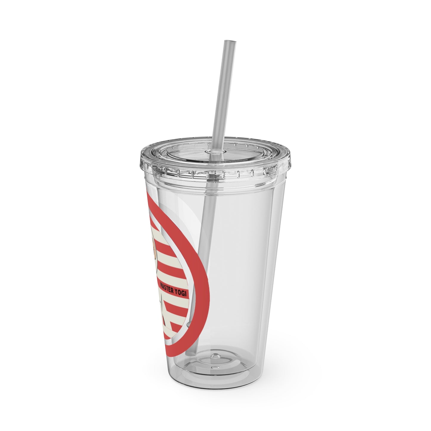 Master Yogi Sunsplash Tumbler with Straw, 16oz