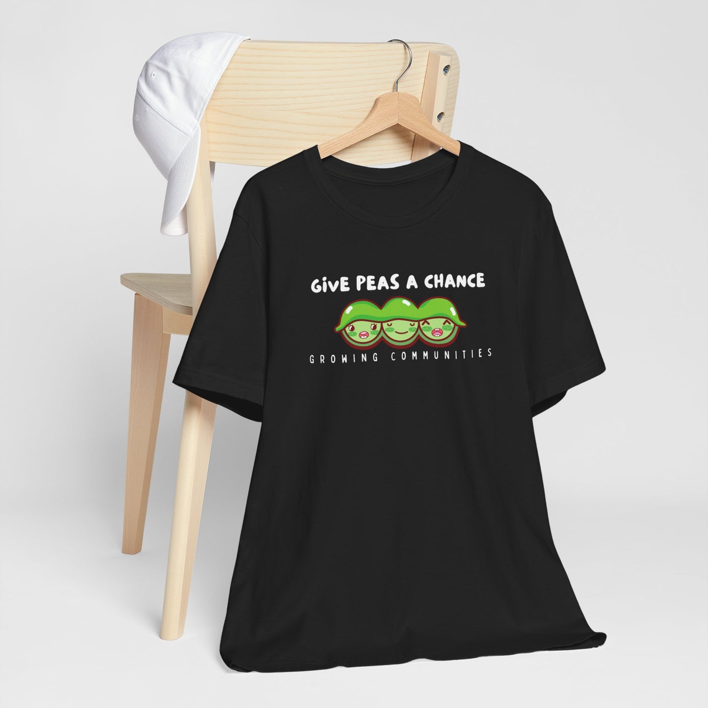 Give Peas a Chance Unisex Jersey Short Sleeve Tee