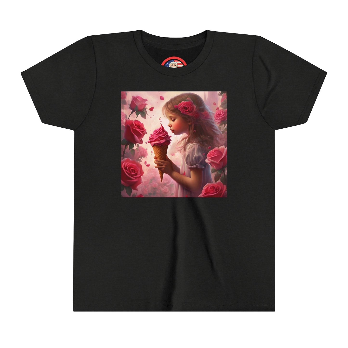 Rosie Petals Smell the Roses 4 of 4 Youth Short Sleeve Tee