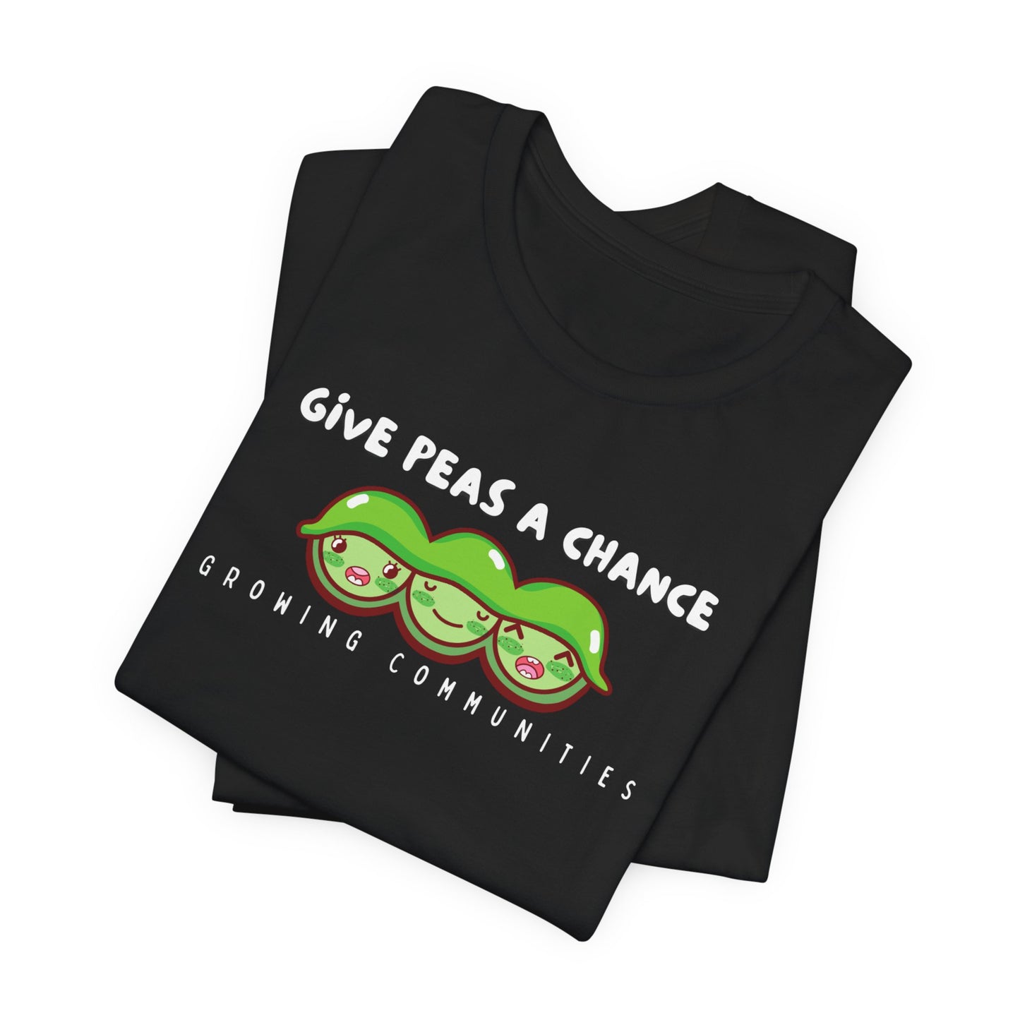 Give Peas a Chance Unisex Jersey Short Sleeve Tee