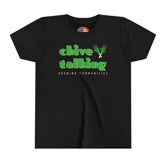 Youth Tee - Chive Talking and Chives 101 Nutritional Benefits Design