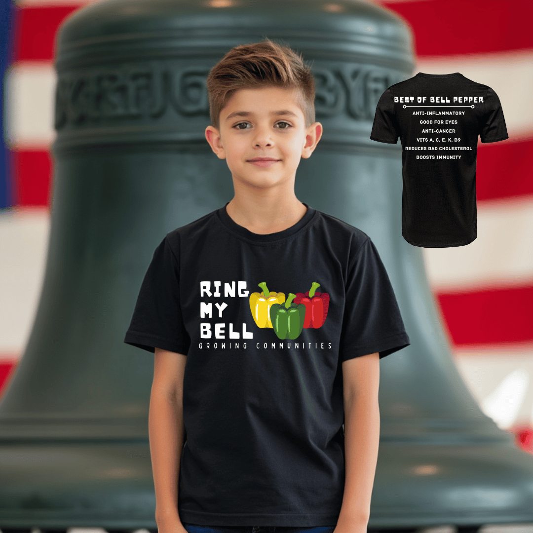 Youth Tee 'Ring My Bell' Bell Pepper Nutritional Facts Shirt